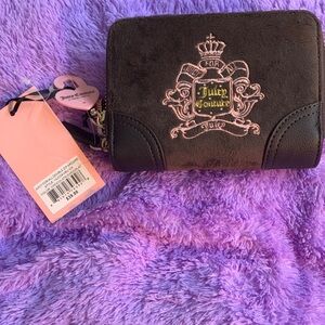 Juicy Couture Double Zip Chocolate Brown Wallet NWT